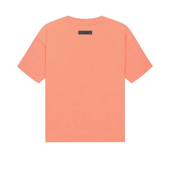 (M) NWT Fear of God Essentials Short Sleeve Tee in Coral - Picture 3 of 3